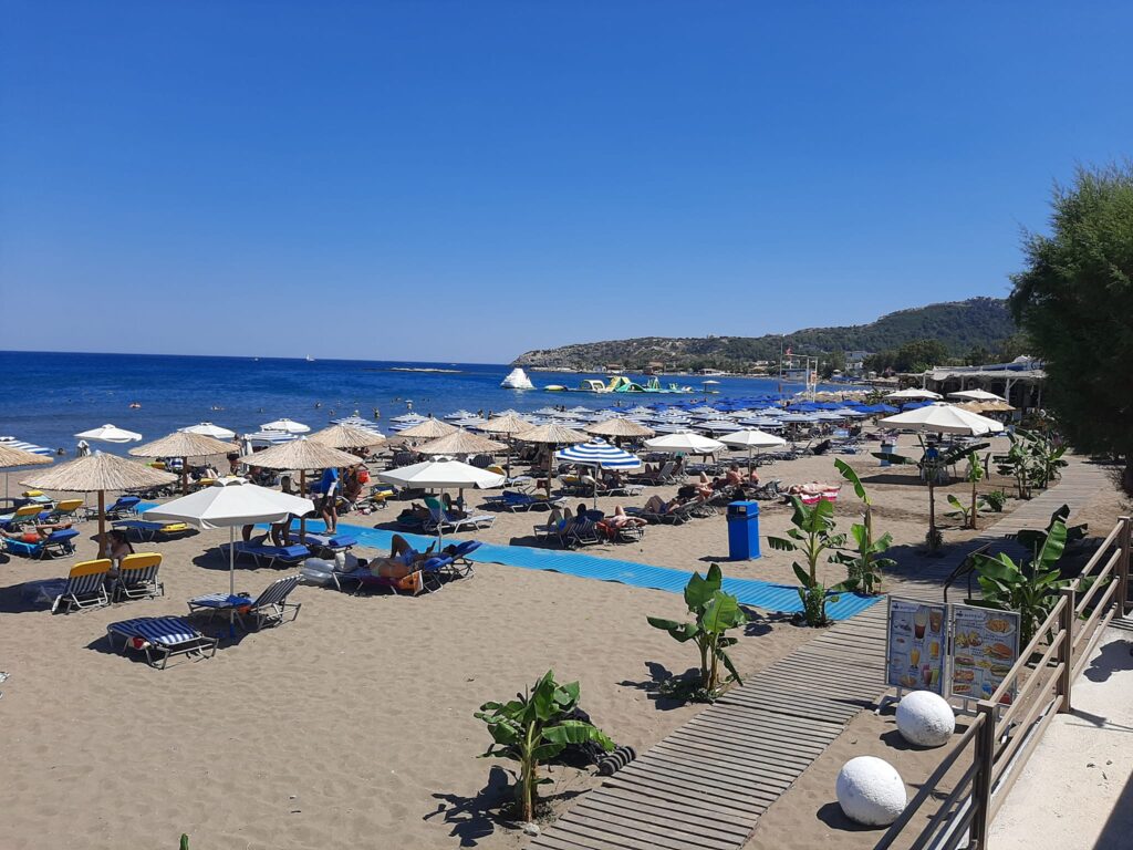 Best beaches in rhodes island greece - Faliraki Beach