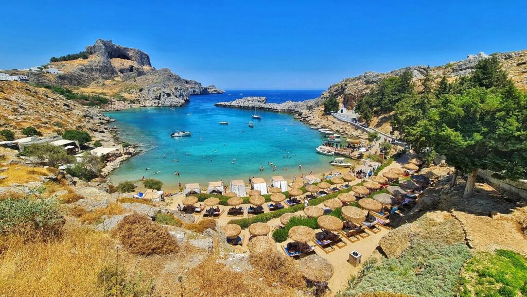 Best beaches in rhodes island greece - Lindos Beach